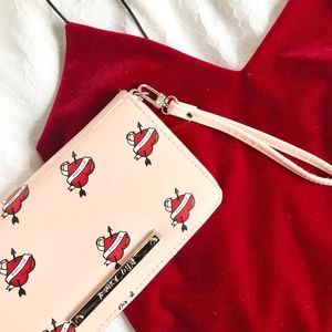 Betsey Johnson Pink Clutch